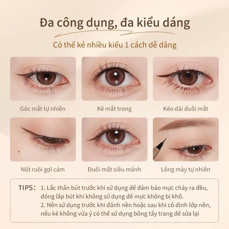 Bút Kẻ Mắt Nước Judydoll Siêu Mảnh, Lâu Trôi, Chống Thấm Nước Slim Liquid Eyeliner