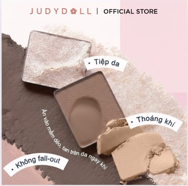 Bảng Phấn Mắt Judydoll 7 Màu - 17 Tông Hồng Khói Play Color All-In-One Palette-Phấn Mắt Lì, Nhũ, Bền Màu, Tự Nhiên Sang Trọng