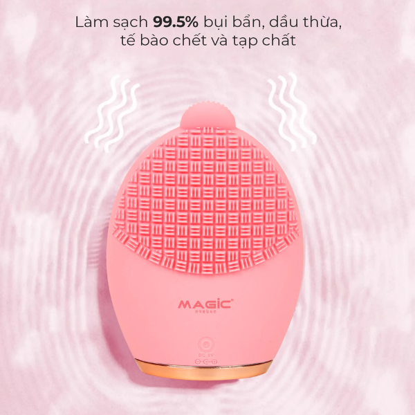 Máy rửa mặt Magic B-40 1.2W 300mAh – Máy rửa mặt massage da mặt, nhỏ gọn tiện lợi